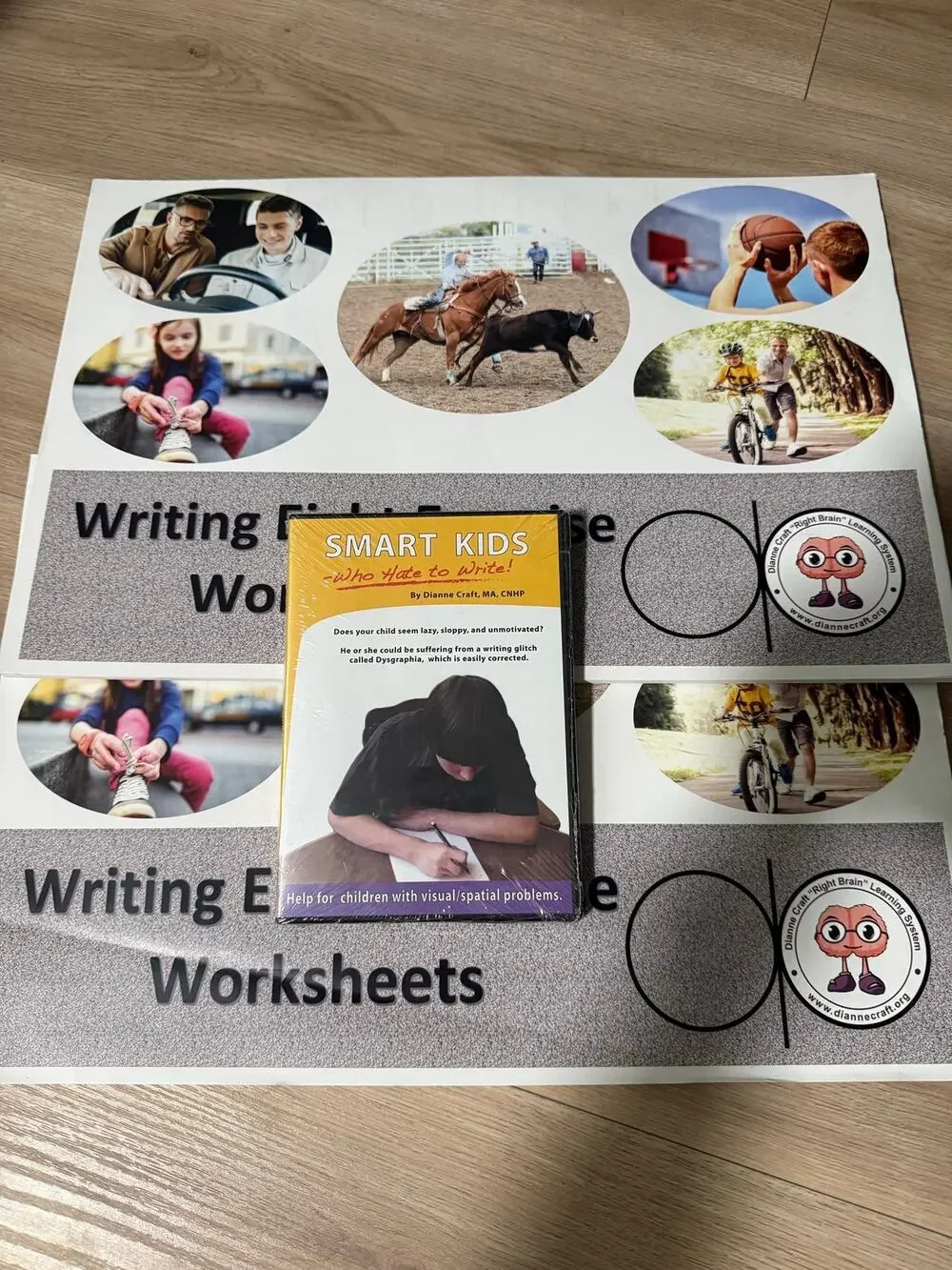 Dianne Craft Smart Kids Who Hate To Write DVD/Worksheets